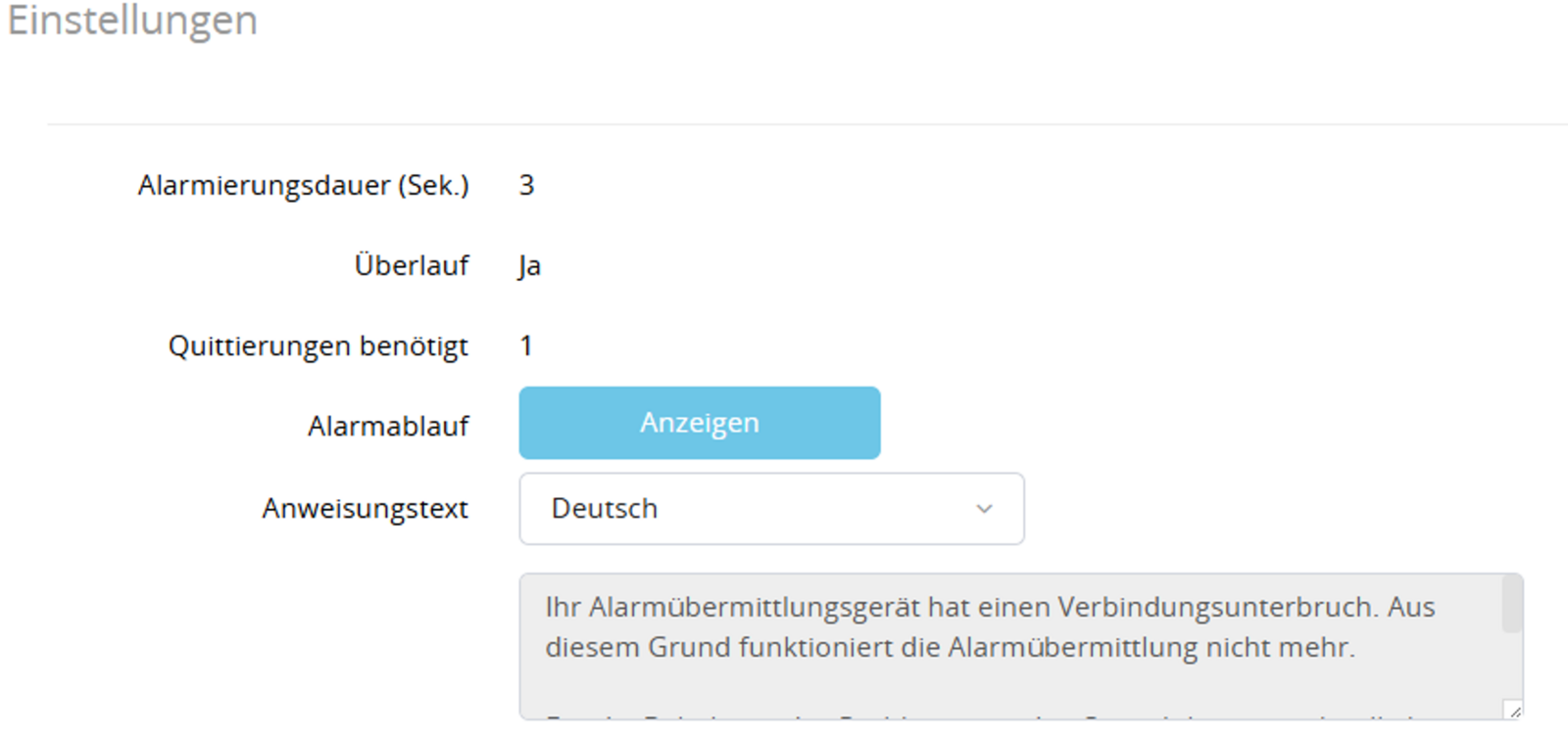 Überlauf – TUS AIN